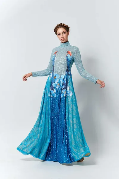 Dahlia Dress - Elegant High-Neck » JULYTWO Atelier Dahlia Dress - Elegant High-Neck » JULYTWO Atelier