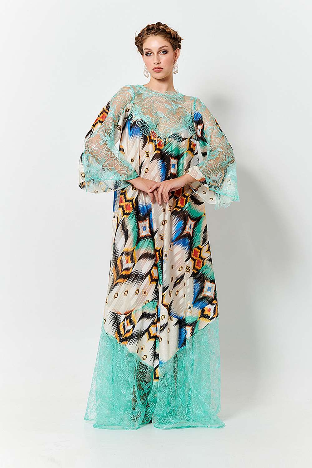 Snowdrop Dress - Chic Kaftan Style  JULYTWO Atelier
