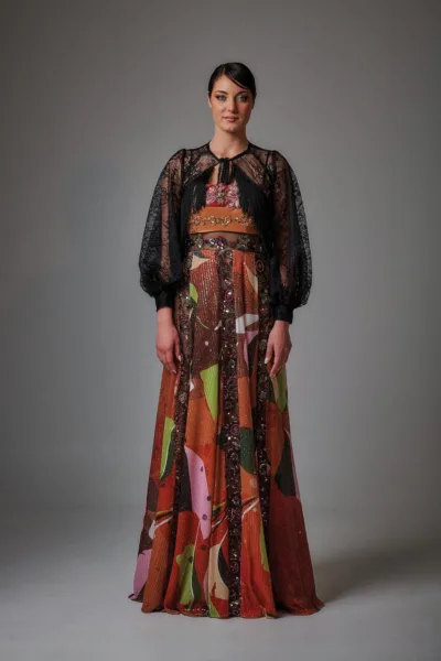Vestido Aeolus - Estampado geométrico - Imagen 4